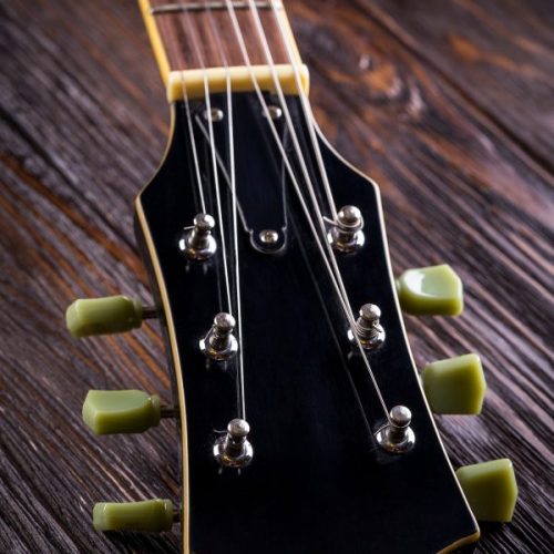 Close up gitaar