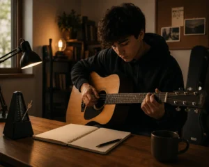 gitaar oefenen discipline